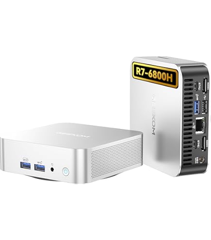 GEEKOM A8 AI Mini PC (3-Year Quality Support), AMD Ryzen 7 8845HS