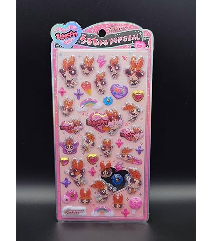 Amazon.co.jp: クラックス CRUX うるちゅる ポップシール パワーパフ