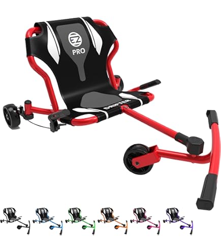 Amazon.co.jp: EzyRoller Pro-X ライドオントイ 子供と大人用 - レッド