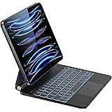 マジックキーボードHOU iPad キーボードはiPad Air第5世代/第4世代10.9インチ（2022/2020）とiPad Pro 11インチ（第4世代/第3世代/第2世代/第1世代）に対応し、7色のバックライト、磁気吸着、多点押圧タッチパネル