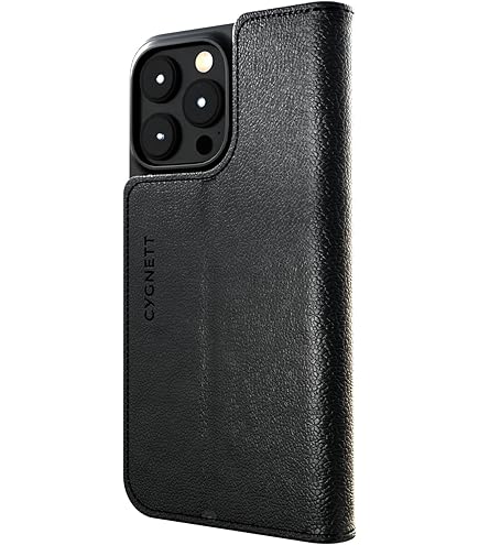 Étui pour iPhone 16 Pro MagWallet avec Porte-cartes et Fonction Support CYGNETT Noir - Coque et étui téléphone mobile - Achat & prix