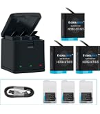 Amazon | COOLSHOW GoPro Hero7バッテリー とゴープロ7 充電器 対応