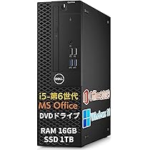 DELL Windows11 デスクトップパソコン　初心者向け　SSD 16GB Amazon.co.jp: 【整備済み品】デル デスクトップPC 3040又3050又