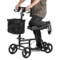 ニースクーター 折りたたみ エコノミーニースクーター　ブレーキ付き[歩行器] Amazon.co.jp: エコノミーニースクーター、折りたたみ式ハイト