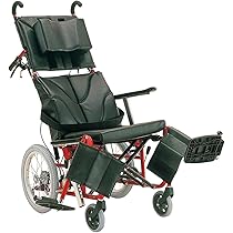 美品　カワムラサイクル リクライニング 介助用車椅子 ティルト KPF16-40 Amazon | カワムラサイクル 【非課税】ティルトリクライニング車いす
