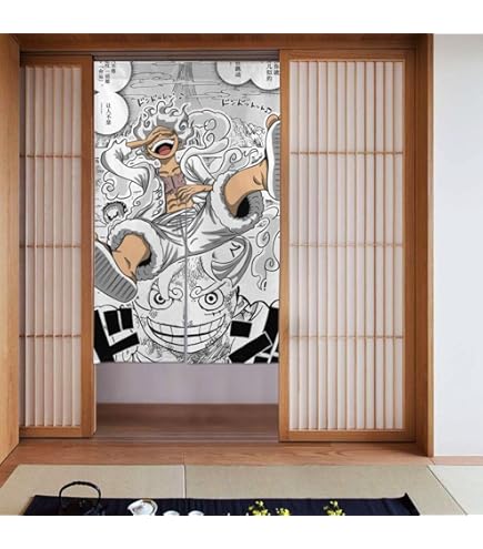 Amazon｜ワンピース ゾロ十郎 ONE PIECE ドアカーテン のれん カーテン