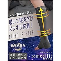 Amazon.co.jp: [Maison Peony] MEDIFIT 着圧ソックス おやすみ