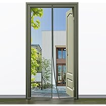 Amazon | NIPPONSPACE 玄関 網戸 マグネット 網戸カーテン