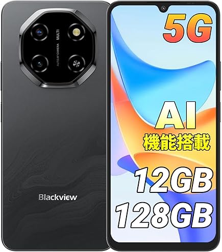 Amazon | Blackview SHARK 6 5G対応 スマホ 本体 SIMフリー｜AI機能