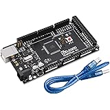ELEGOO Arduino用 MEGA2560 R3ボード ATmega2560 ATMEGA16U2 + USB ケーブル (黒)