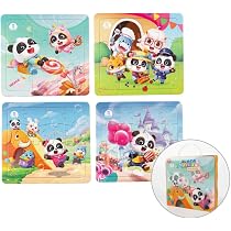 Amazon | BabyBus はじめてのちいくパズル ジグソーパズル 知育 4枚