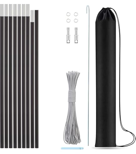 Grow Tent Kit DIY Poles For Bike Tent, Tent Pole Replacement, Tent