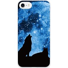 Amazon Co Jp Ruuu Aquos Zero6 Shg04 A102sh ハード スマートフォン スマホ ケース カバー オオカミ シルエット 動物 どうぶつ 狼 星空 宇宙 星 月 キラキラ 遠吠え 野生 きれい かっこいい 綺麗 幻想的 幻想 ブルー おしゃれ ユニーク 個性的