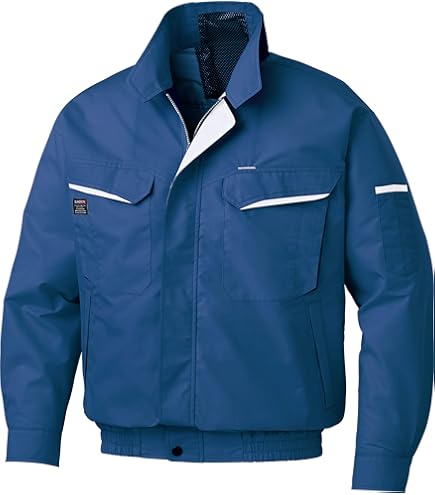 KUCHOFUKU 空調服 空調服 綿・ポリ混紡ワークウェアのみ ブルー M Amazon.co.jp: [空調服] 服単体 綿・ポリ混紡ワーク KU90470 ブルー M