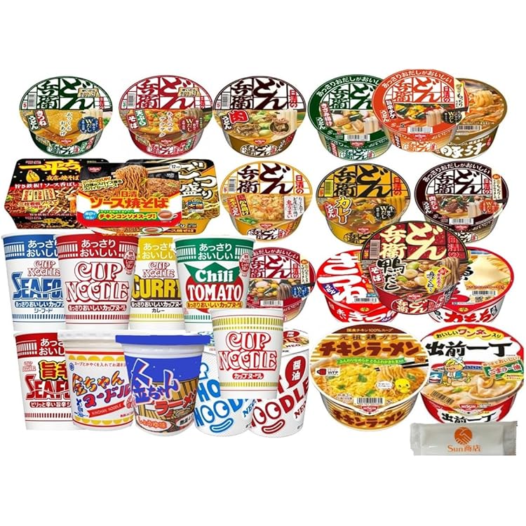 Amazon.co.jp: カップラーメン 12種類 詰め合わせセット 焼きそば2種