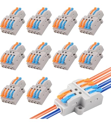 Amazon.co.jp: DFsucces ワンタッチコネクター 16個 SPL-2 電気配線 