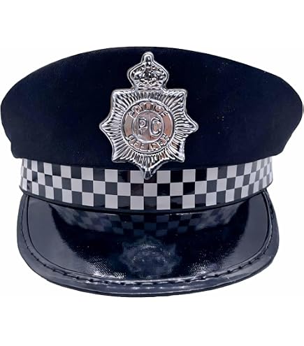 Amazon.co.jp: イギリス 警察 警官 帽子 カストディアンヘルメット