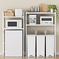 Amazon.co.jp: 【幅伸縮可・上下調整可】ゴミ箱上ラック TKUIN 電子