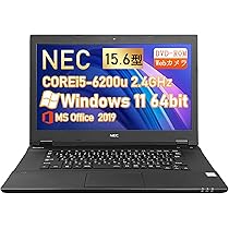Amazon.co.jp: 【整備済み品】 NEC ノートパソコン 中古 VersaPro VK23