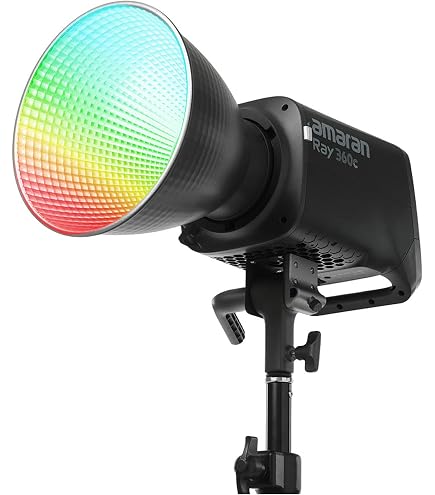 Amazon | amaran Ray 120c RGB LEDビデオライト 120W 定常光ライト