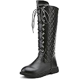 Amazon 子供ブーツ キッズ ロングブーツ リボン ファー スエード 3909 ノーブランド品 ブーツ