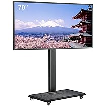 USX MOUNT 壁寄せテレビスタンド ハイタイプ キャスター付き 32~70