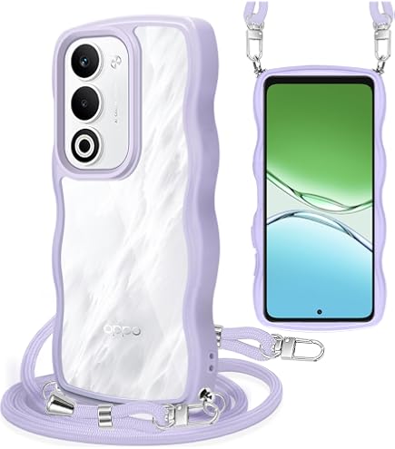 Amazon.co.jp: OPPO A5 5G ケース クリア ネック リング付き