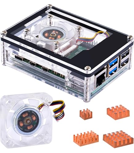 Amazon.co.jp: Miuzei 最新Raspberry Pi 4 ケース ラスベリー