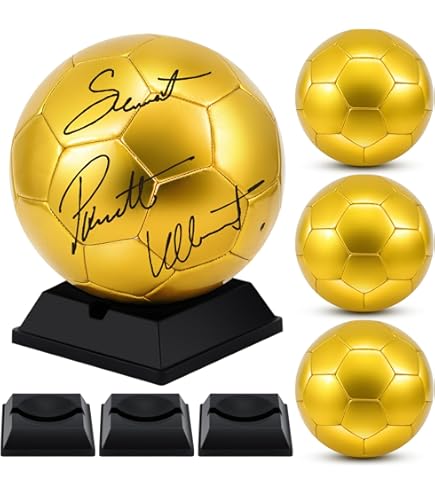 Amazon.co.jp: Linkidea サイズ 5 ゴールドカラーサッカーボール、公式