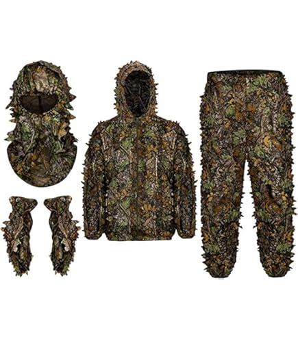 Amazon.co.jp: Generic 3Dギリースーツ軽量迷彩服に雪ハンティング