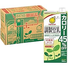 【値下げ】【1,182円（定期便1,123円）】 マルサン 調製豆乳 カロリー45%オフ 1L×6本