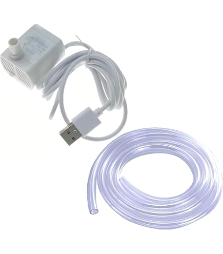 Amazon.co.jp: USB 5V 水中ポンプ 1W 130L/H 静音設計 噴水
