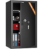 Amazon.co.jp: Amazonベーシック 金庫 家庭用 業務用 電子式 テンキー