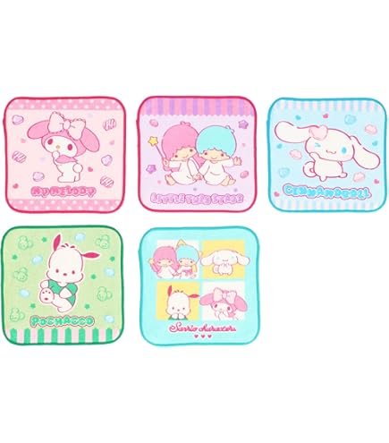 Amazon｜サロンジェ サンリオ ミニタオル 3枚 セット キャラクターズ