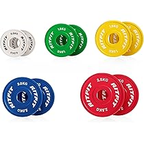 Amazon | RIFTIT ラバー製 重量プレート チェンジプレート バーベル