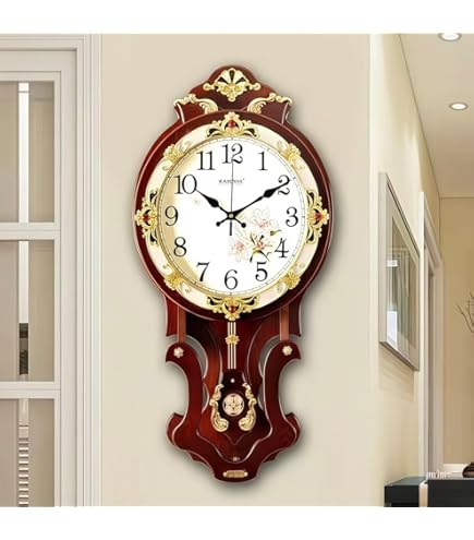 Amazon.co.jp: さんてる ボンボン 時打ち 振り子時計(八角