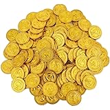 ルボナリエ 金貨 100枚 アンティーク おもしろ雑貨 コイン カジノ 宝箱 ゴールド お金 おもちゃ 古銭 海賊 (金貨 100枚)