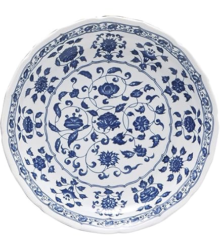 Amazon.co.jp: 川上 祥三郎 印花文鉢 皿 大皿 茶器 陶器 陶磁器 共箱