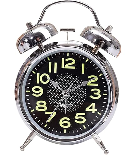 Amazon.co.jp: 懐かし昭和のゼンマイ式レトロ目覚まし時計 : ホーム