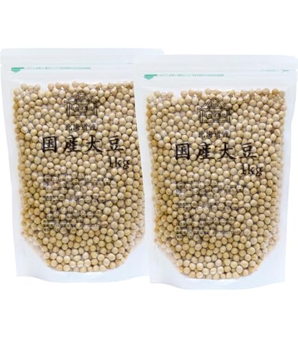 Amazon.co.jp: 国産 大豆 大粒【6年産】 北海道産 大粒白目大豆