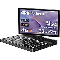 ミニPC GPD Pocket 4 2000_GPD-Pokcet4_8840U_2048x.
