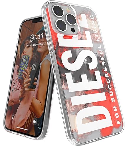 Amazon.co.jp: DIESEL iPhone13ProMaxケース 6.7インチ クリア