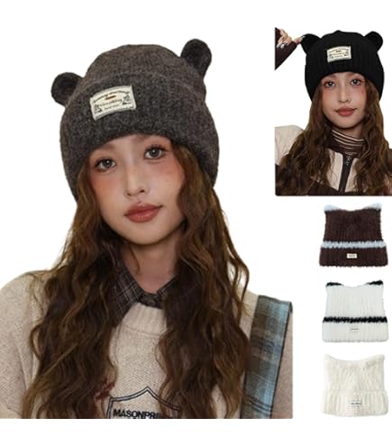 Amazon.co.jp: CHARLES JEFFREY LOVERBOY 猫耳 ニット帽ビーニー