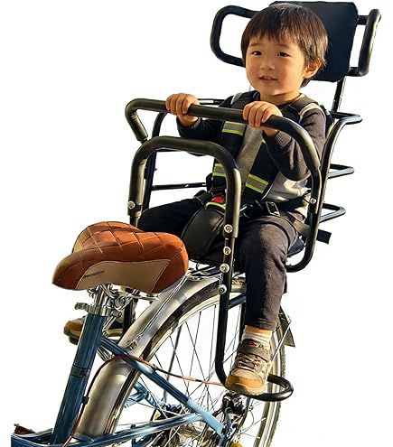 Amazon | 自転車 チャイルドシート 子供のせ BK/DBR 47002 | サギサカ
