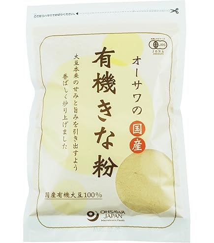Amazon.co.jp: ムソー 国内産有機きな粉 120g : 食品・飲料・お酒