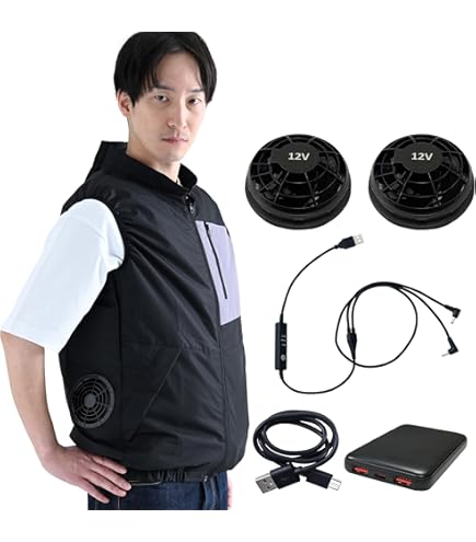 未使用品　空調服 スターターキット ワンタッチファン　SK24011 空調服(R)】SK24011 空調服(R) スターターキット（防水ファン）[2024年
