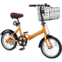 Amazon | AIJYU CYCLE 折りたたみ自転車 16 インチ 軽量 着脱可能カゴ