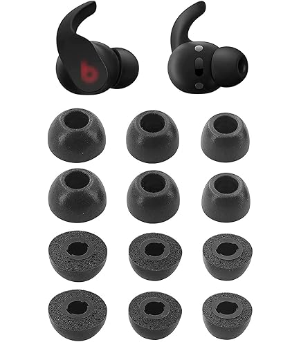 Amazon.co.jp: 3組のメモリーフォーム互換Beats Fit Proイヤーチップ