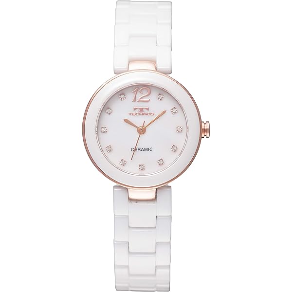 ホワイトセラミック腕時計 Amazon.co.jp: [テクノス] 腕時計 3針 セラミック デイト