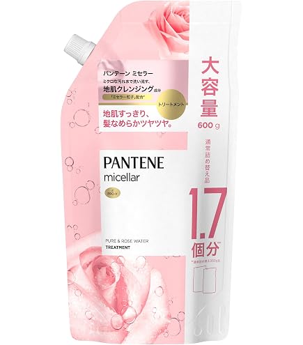 Amazon | パンテーン ミセラー ピュア&ローズウォーター 頭皮スカルプ